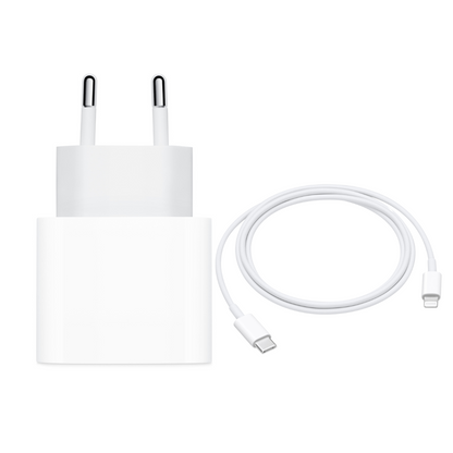 Câble Lightning + Adaptateur secteur 20W USB-C (ONLYFIX)